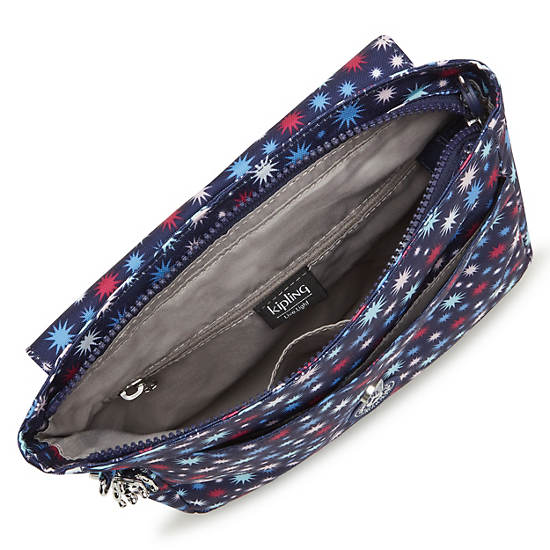 Plecaki Kipling Dannie Printed Small Niebieskie | PL 1668ZU